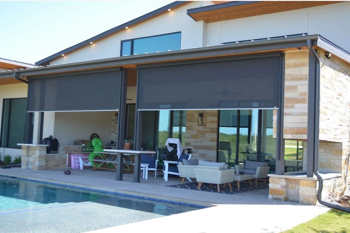 Outdoor zipper screen project