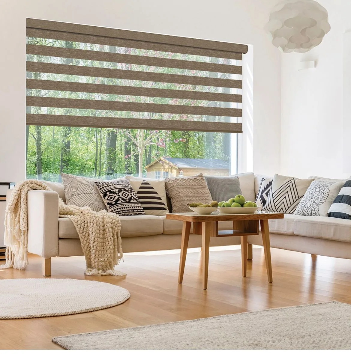 Custom blinds and window treatments project by Luxury Designs FL